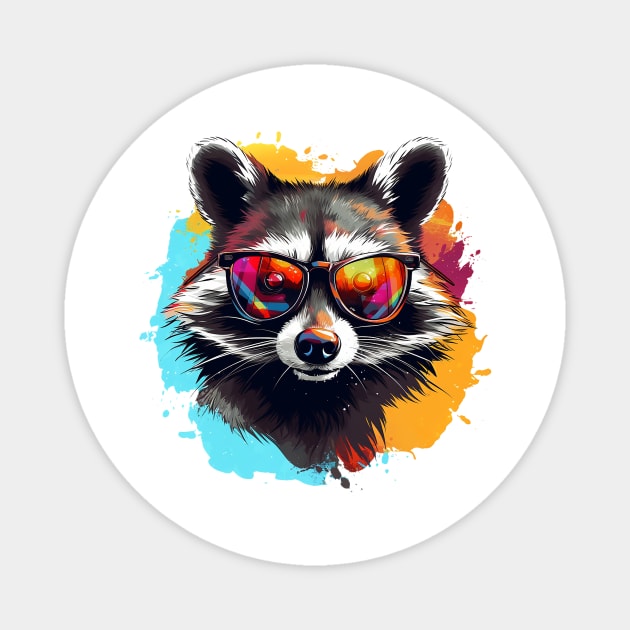 raccoon Magnet by piratesnow